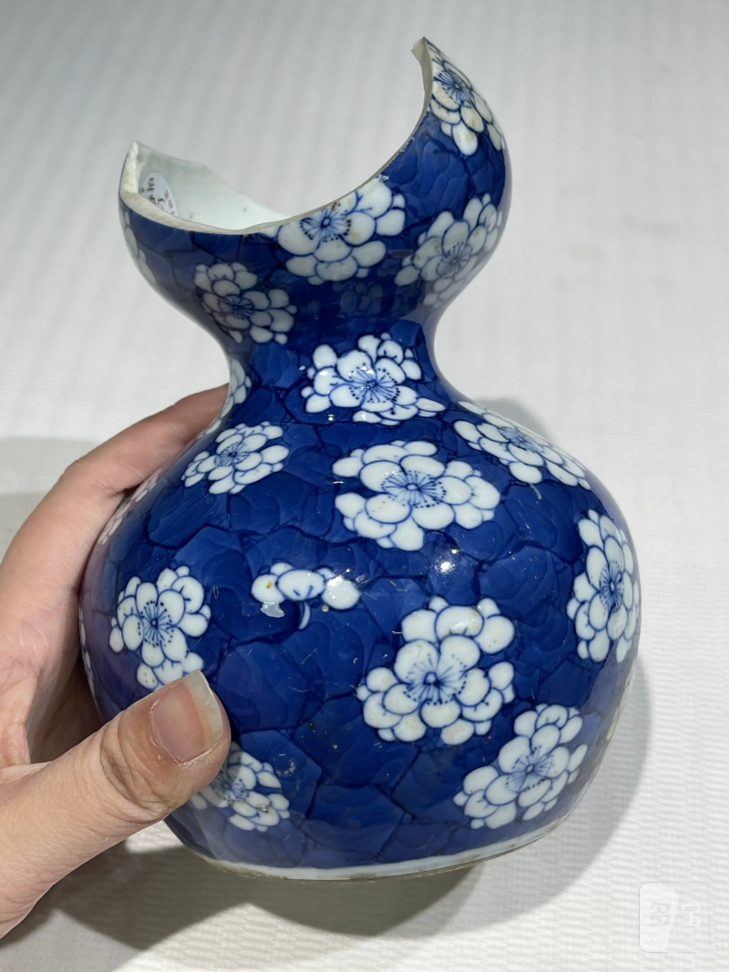 清代 青花瓷器一组七件 - 图11